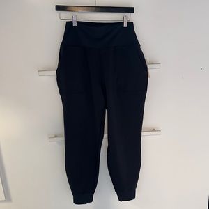 Spiritual gangster active performance joggers in black